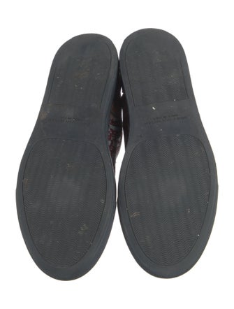 Dries Van Noten Printed Leather Trim Embellishment Oxfords