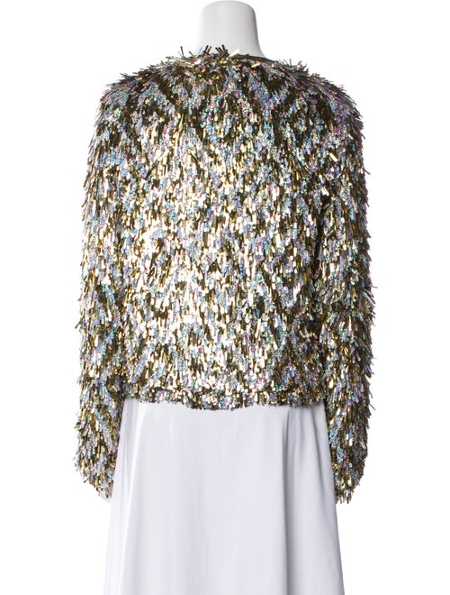 Dries Van Noten Tweed Pattern Evening Jacket