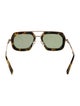Dries Van Noten Square Tinted Sunglasses