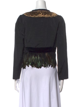Dries Van Noten Lace Pattern V-Neck Top