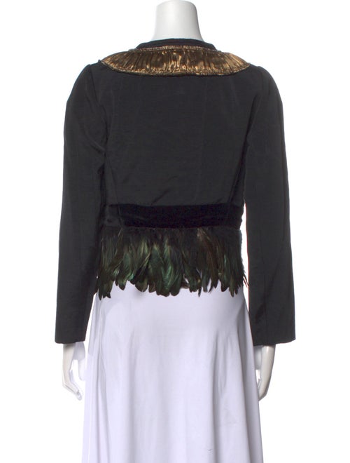Dries Van Noten Lace Pattern V-Neck Top