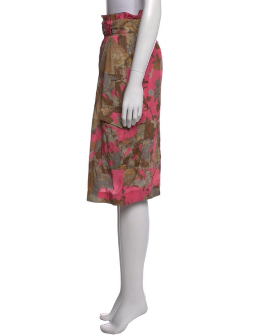 Dries Van Noten Floral Print Knee-Length Skirt