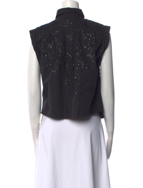 Dries Van Noten Sleeveless Button-Up Top