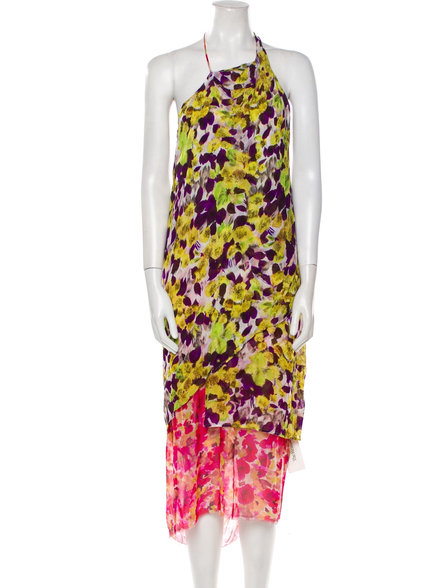 Dries Van Noten Printed Long Dress