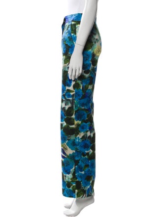 Dries Van Noten Printed Wide Leg Pants