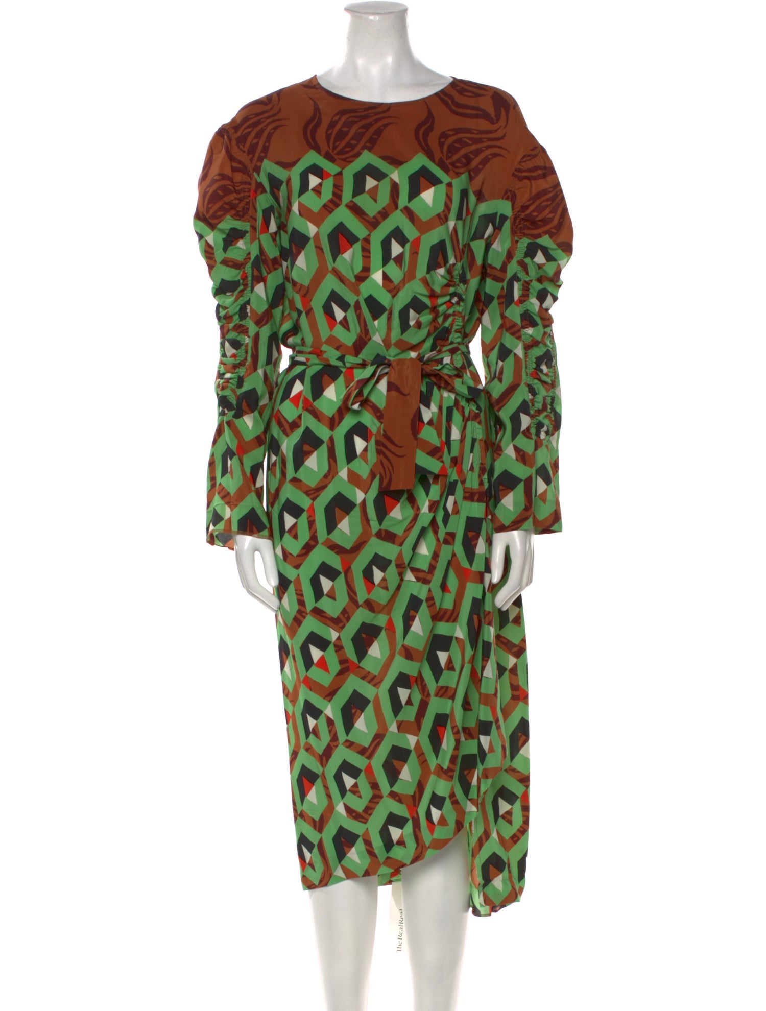 Dries Van Noten Silk Long Dress