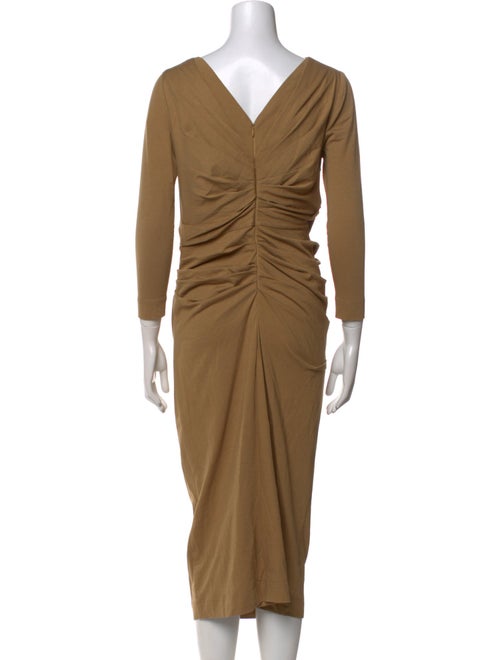 Dries Van Noten Bateau Neckline Midi Length Dress