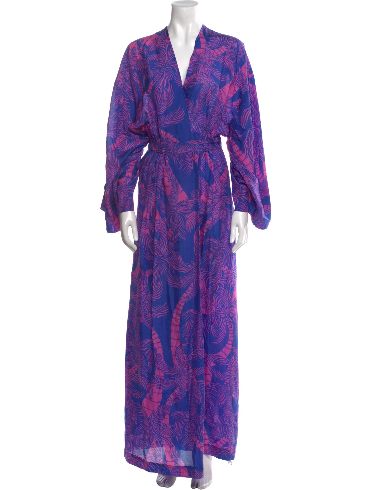 Dries Van Noten Silk Long Dress