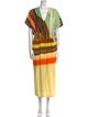 Dries Van Noten Striped Long Dress