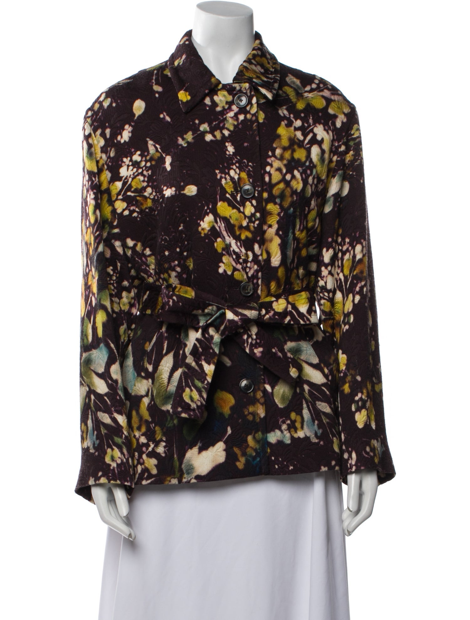 Dries Van Noten Floral Print Jacket