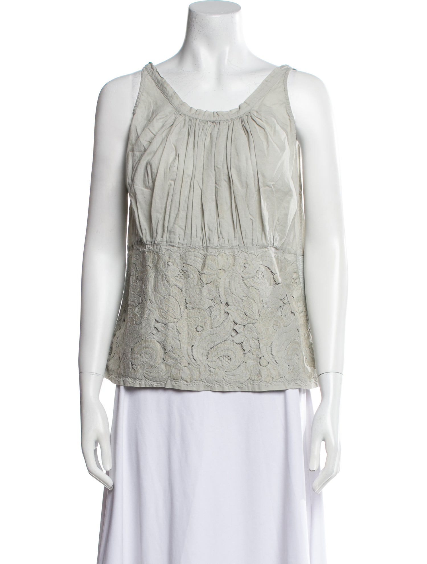 Dries Van Noten Scoop Neck Sleeveless Top