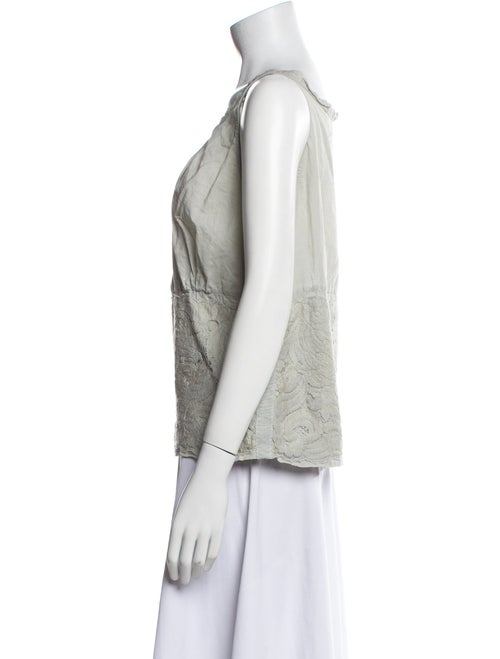 Dries Van Noten Scoop Neck Sleeveless Top