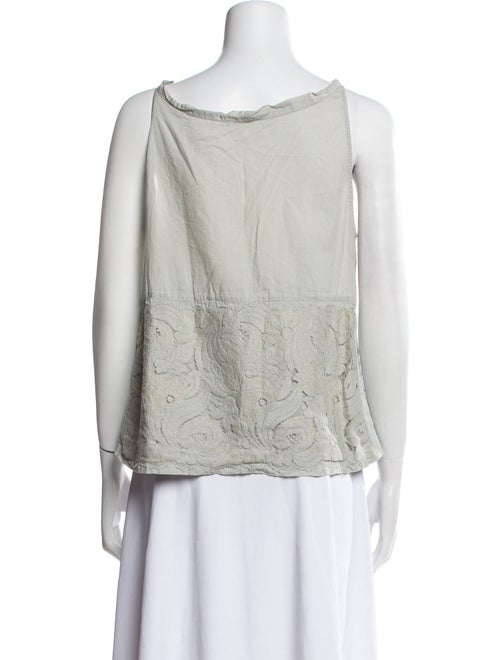 Dries Van Noten Scoop Neck Sleeveless Top