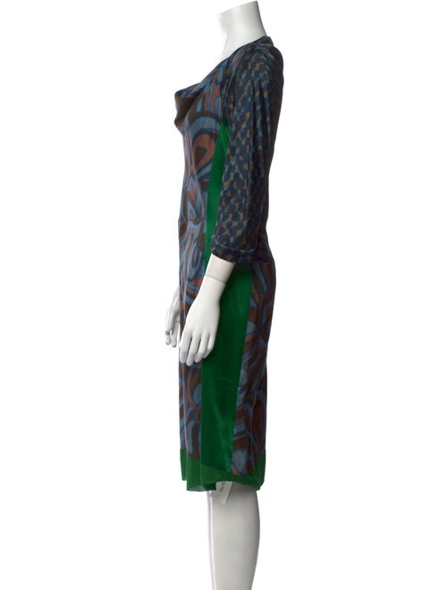 Dries Van Noten Silk Midi Length Dress