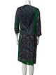 Dries Van Noten Silk Midi Length Dress