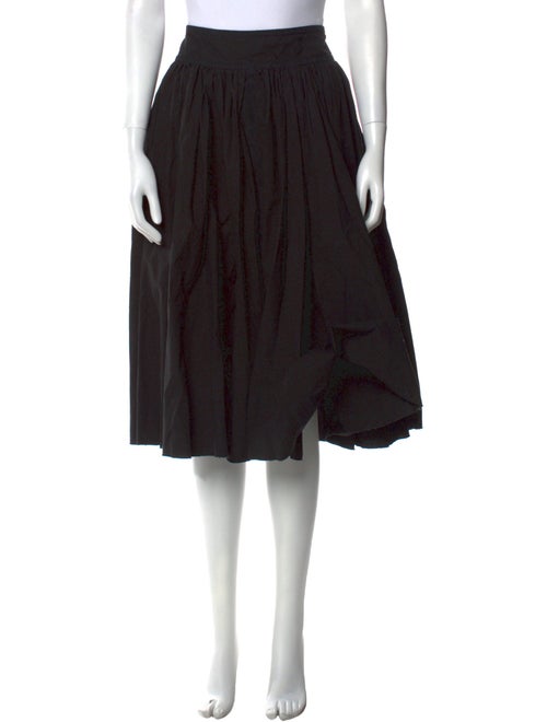 Dries Van Noten Pleated Accents Knee-Length Skirt