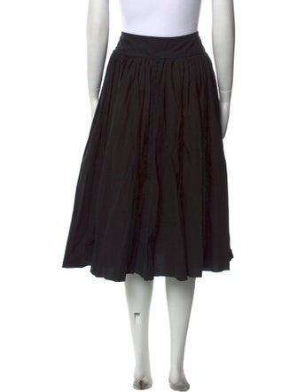 Dries Van Noten Pleated Accents Knee-Length Skirt