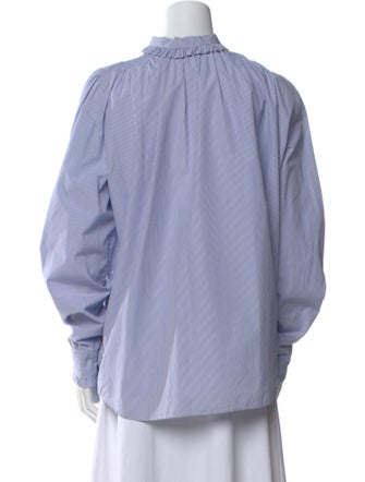 Dries Van Noten Striped Mock Neck Tunic