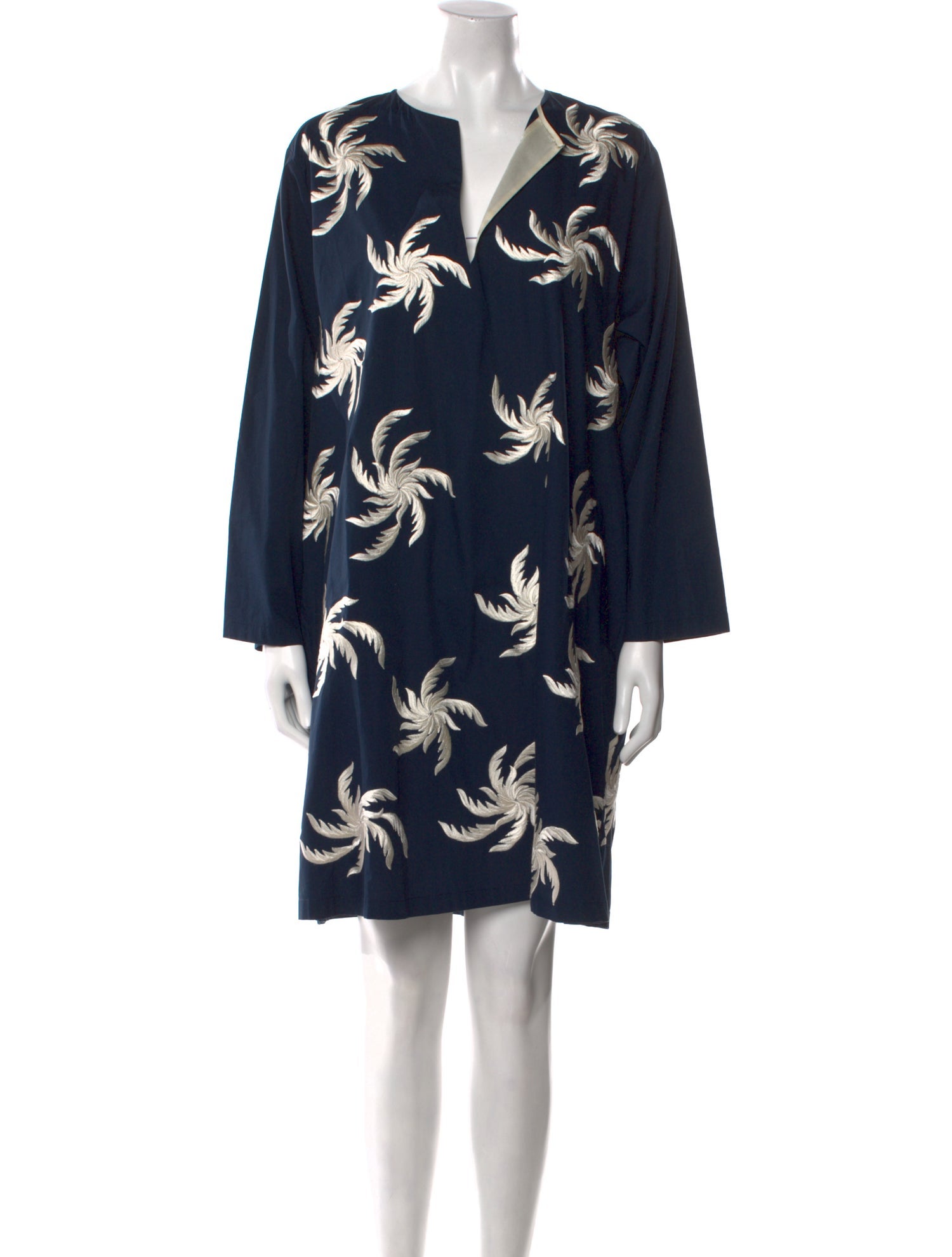Dries Van Noten Floral Print Mini Dress