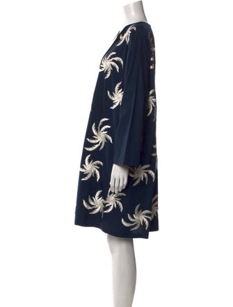 Dries Van Noten Floral Print Mini Dress