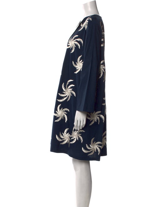 Dries Van Noten Floral Print Mini Dress