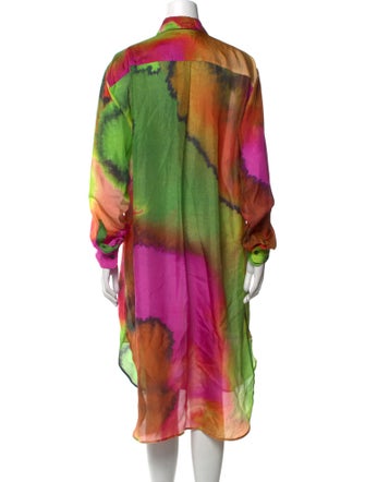 Dries Van Noten Silk Midi Length Dress