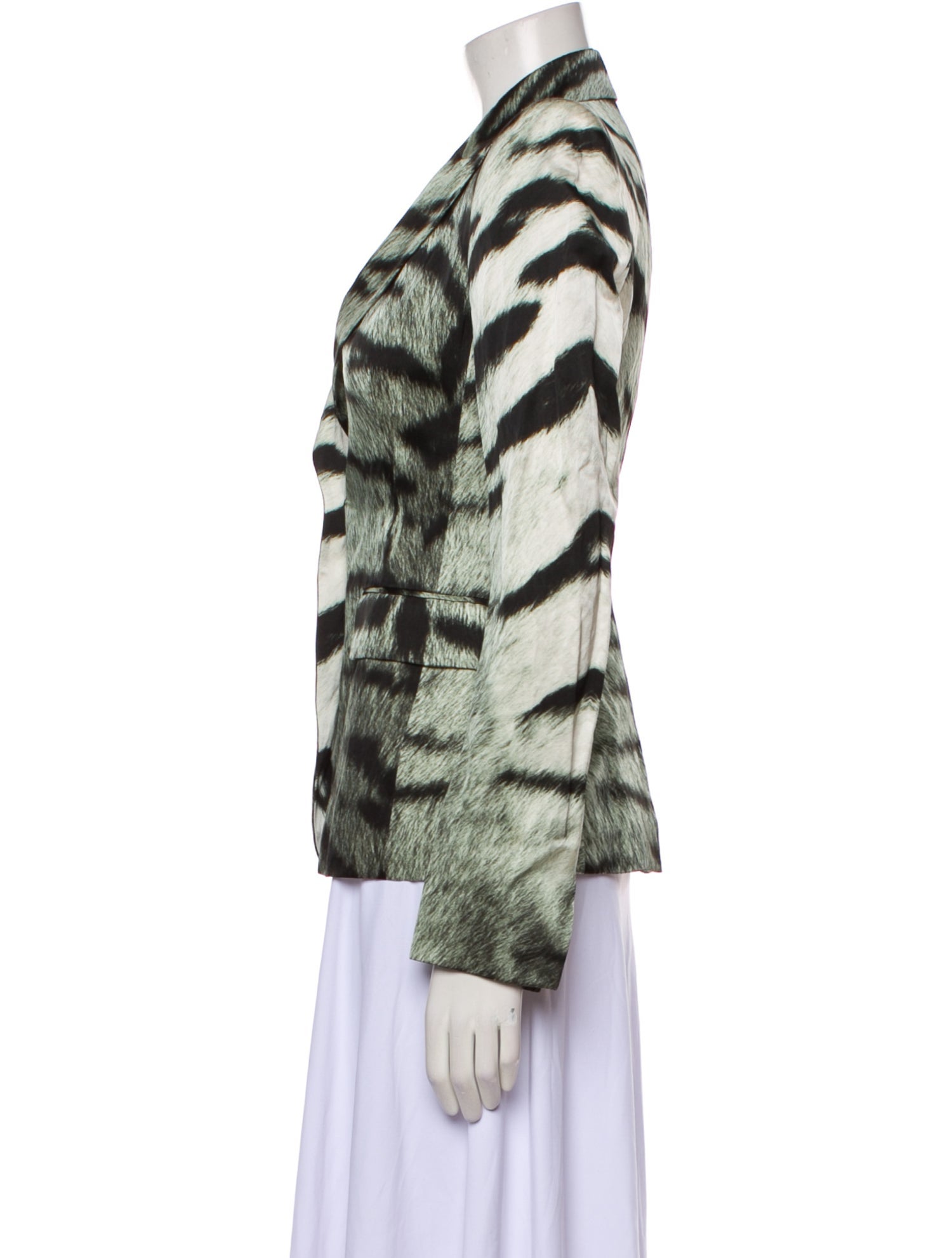 Dries Van Noten Animal Print Blazer