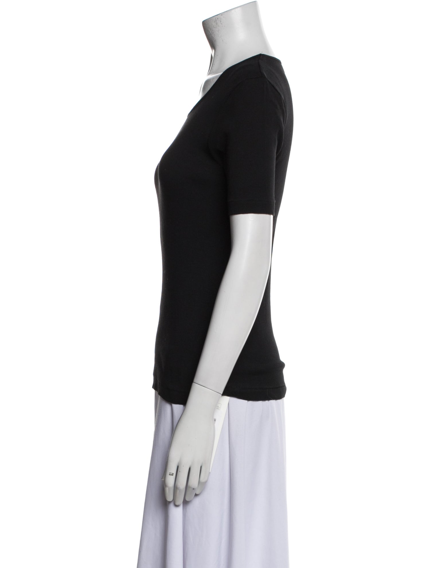 Dries Van Noten Scoop Neck Short Sleeve T-Shirt