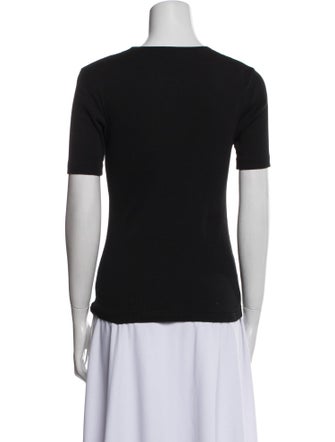 Dries Van Noten Scoop Neck Short Sleeve T-Shirt