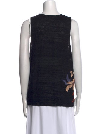 Dries Van Noten Silk Printed Top