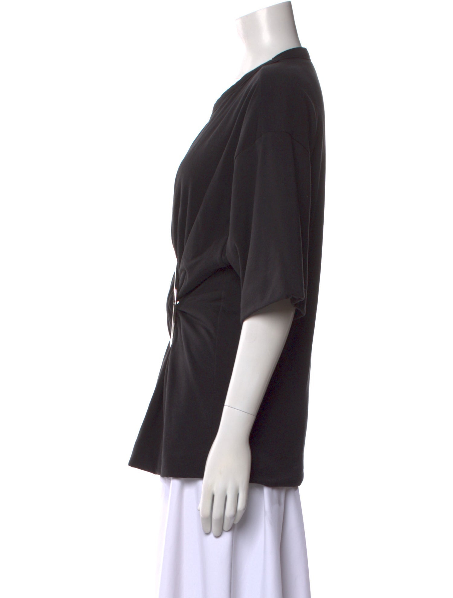 Dries Van Noten Crew Neck Three-Quarter Sleeve T-Shirt