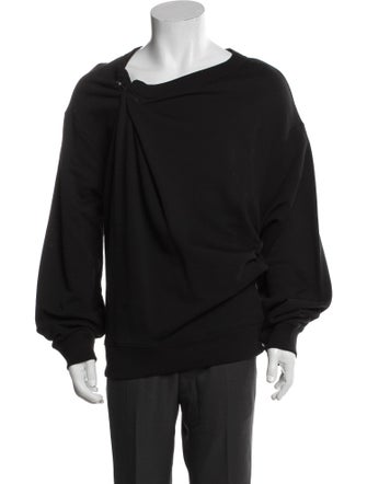 Dries Van Noten Scoop Neck Long Sleeve Sweatshirt