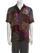 Dries Van Noten Printed Short Sleeve Shirt