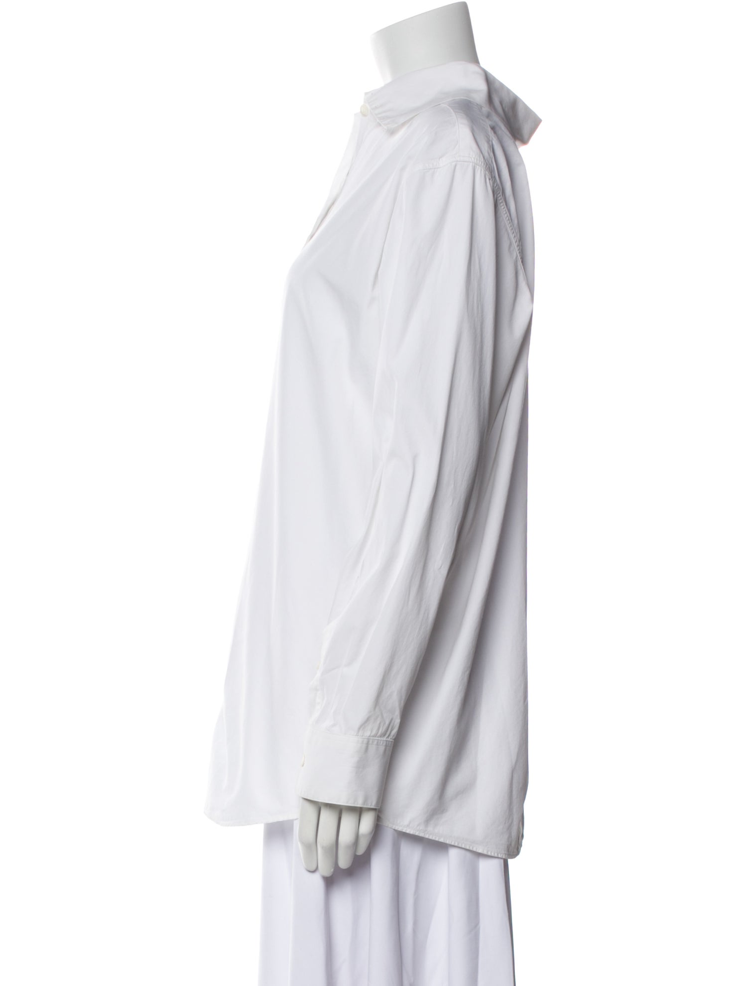 Dries Van Noten Long Sleeve Button-Up Top