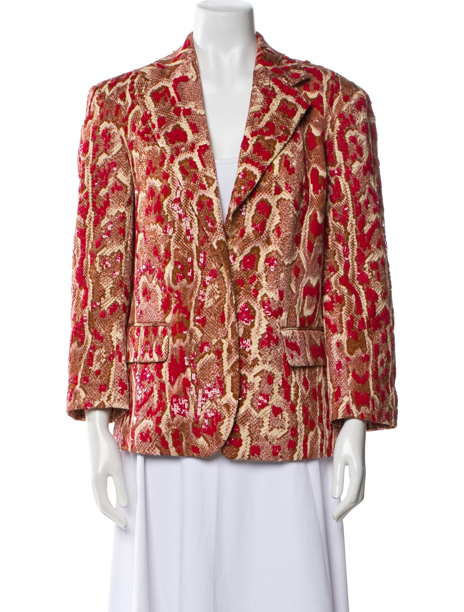 Dries Van Noten Animal Print Blazer w/ Tags