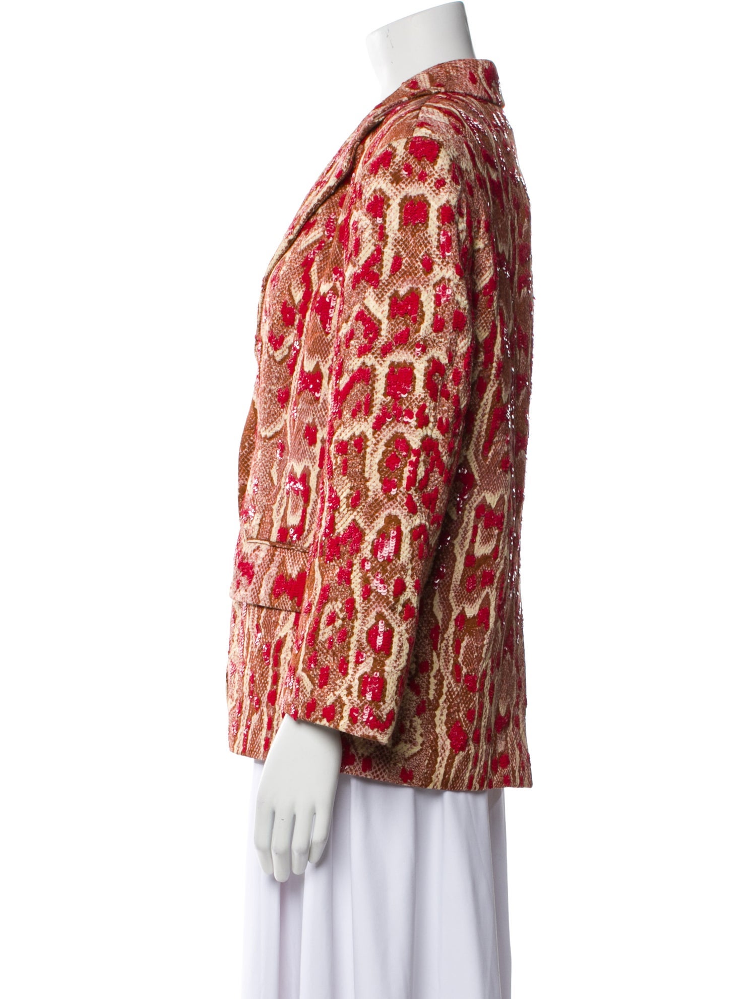 Dries Van Noten Animal Print Blazer w/ Tags