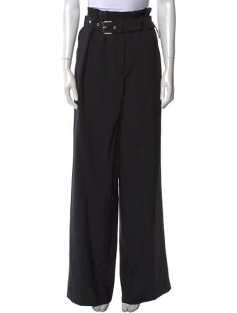 Dries Van Noten Wool Wide Leg Pants
