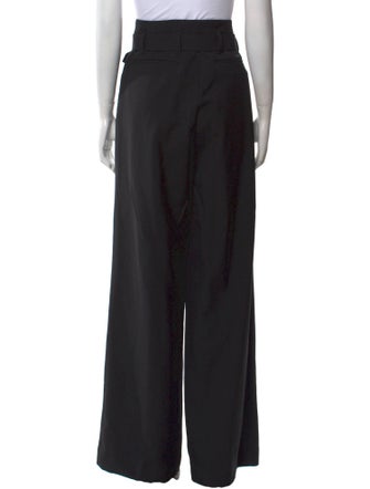 Dries Van Noten Wool Wide Leg Pants