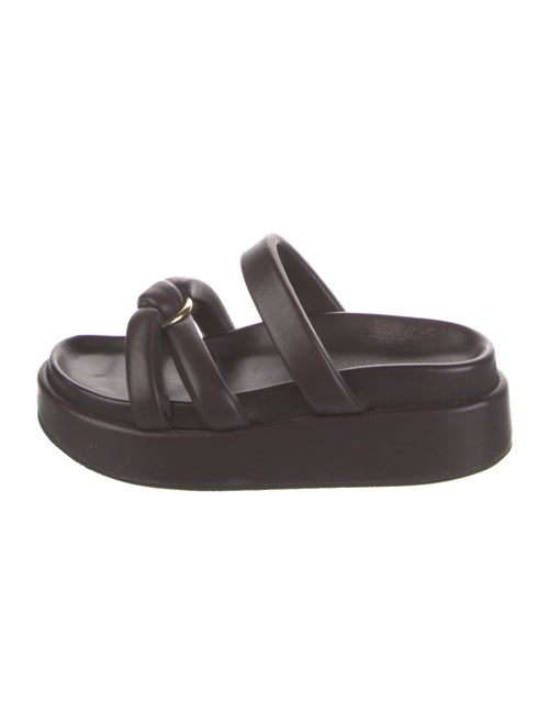 Dries Van Noten Leather Slides
