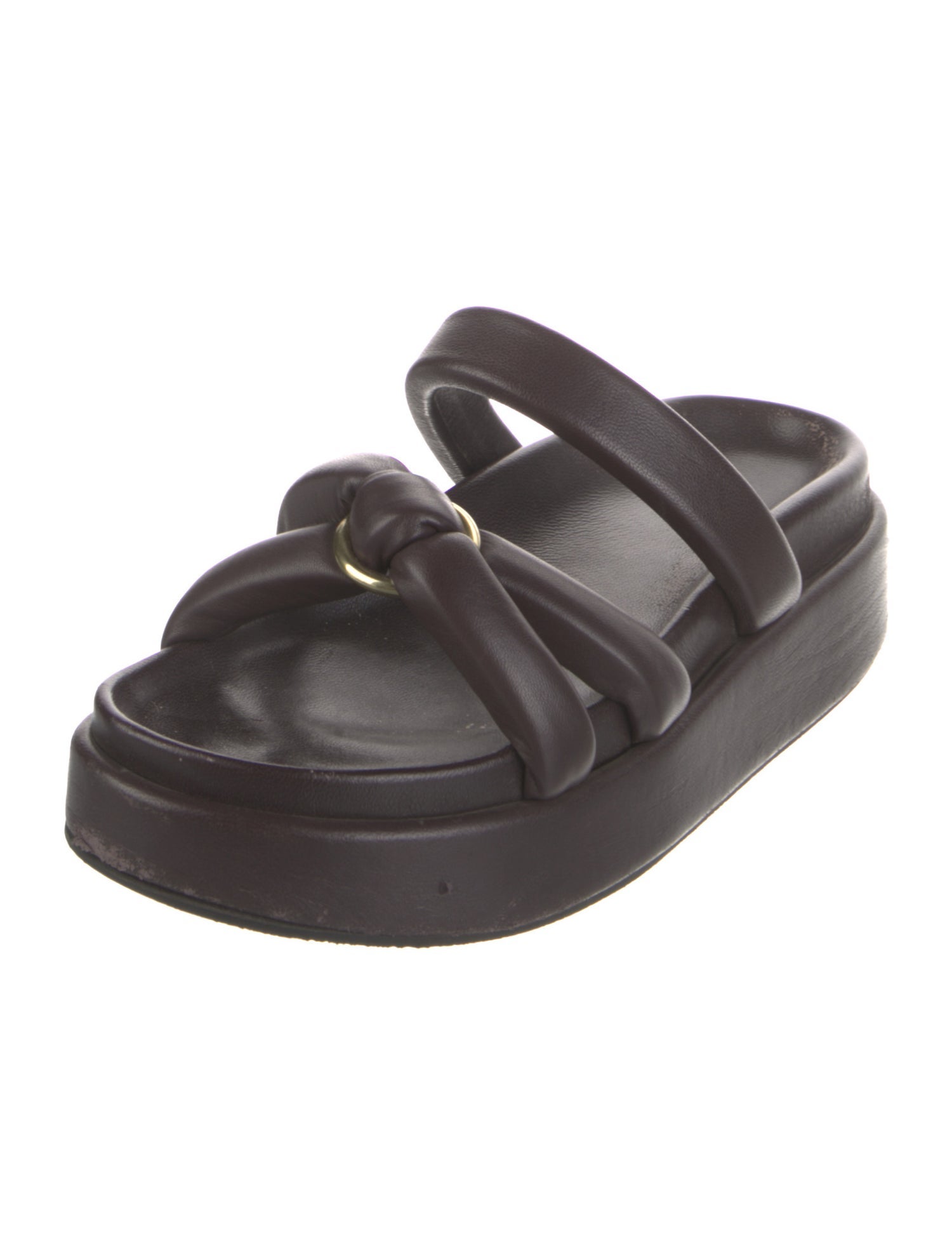 Dries Van Noten Leather Slides