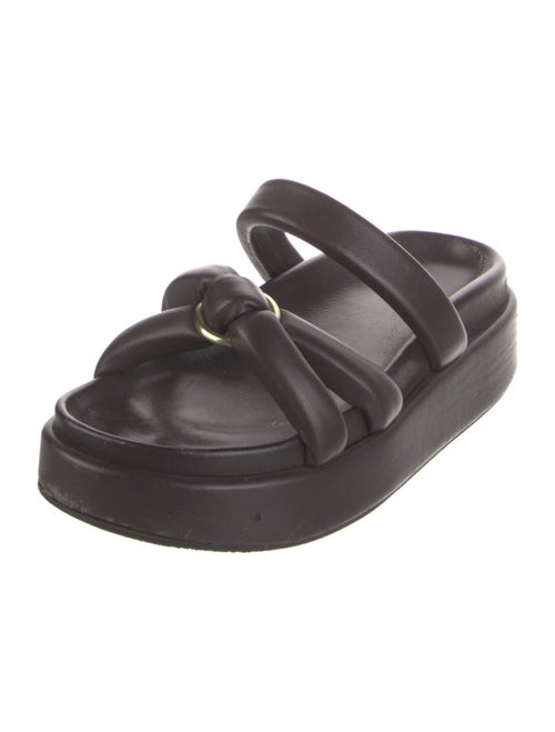 Dries Van Noten Leather Slides