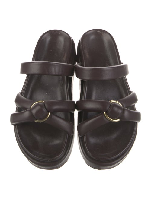 Dries Van Noten Leather Slides