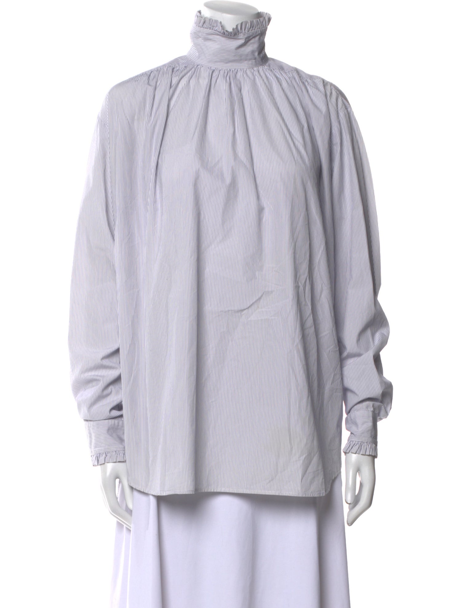 Dries Van Noten Striped Turtleneck Blouse