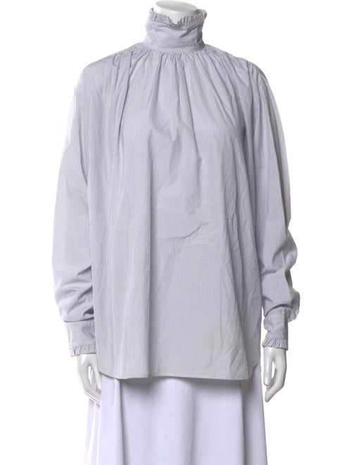 Dries Van Noten Striped Turtleneck Blouse