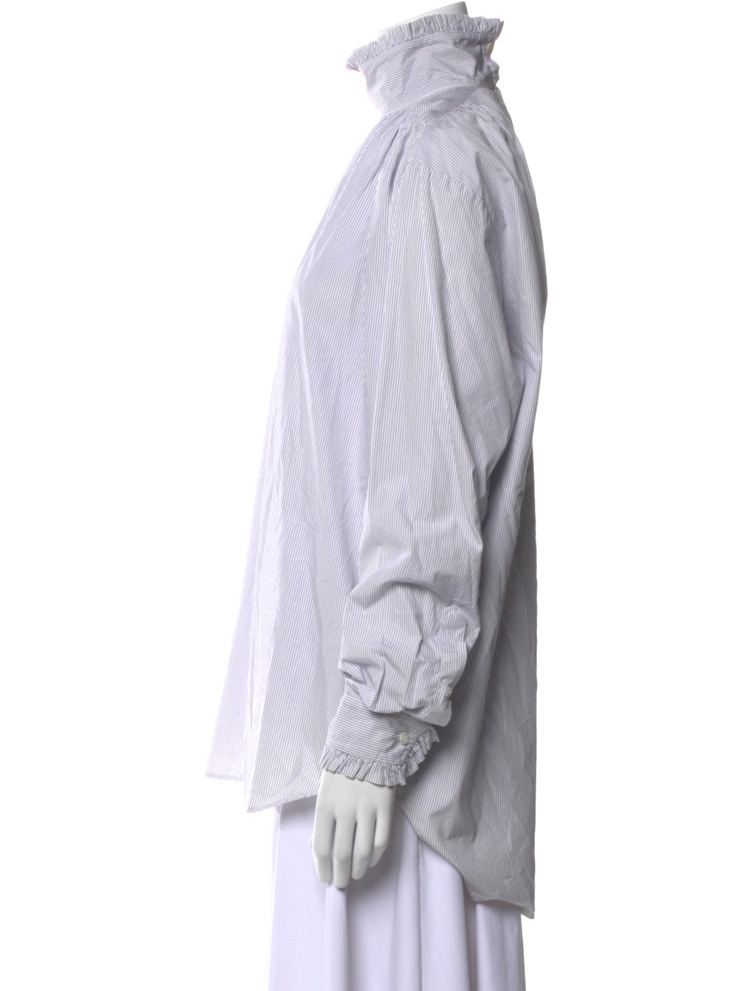 Dries Van Noten Striped Turtleneck Blouse