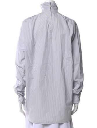 Dries Van Noten Striped Turtleneck Blouse