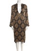 Dries Van Noten Silk Midi Length Dress