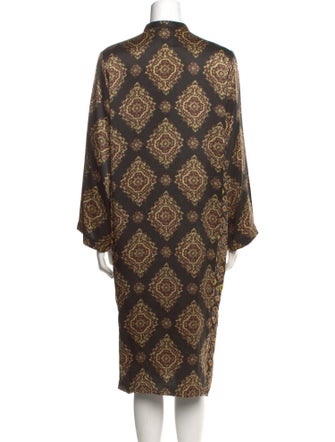 Dries Van Noten Silk Midi Length Dress