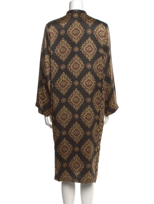 Dries Van Noten Silk Midi Length Dress