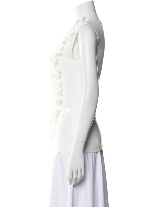 Dries Van Noten Square Neckline Sleeveless Top